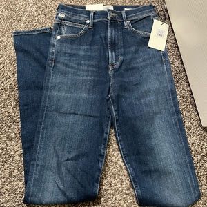 High waist skinny jeans